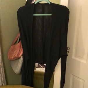 BLACK LOOSE KNIT CARDIGAN 🐾🌚🏴